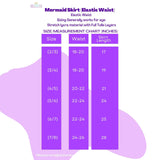 Mermaid Costume Set - Violet/Teal