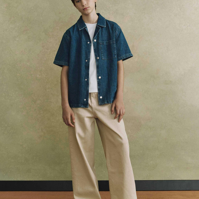 Ezra Shirt Toddler Boys High Tide
