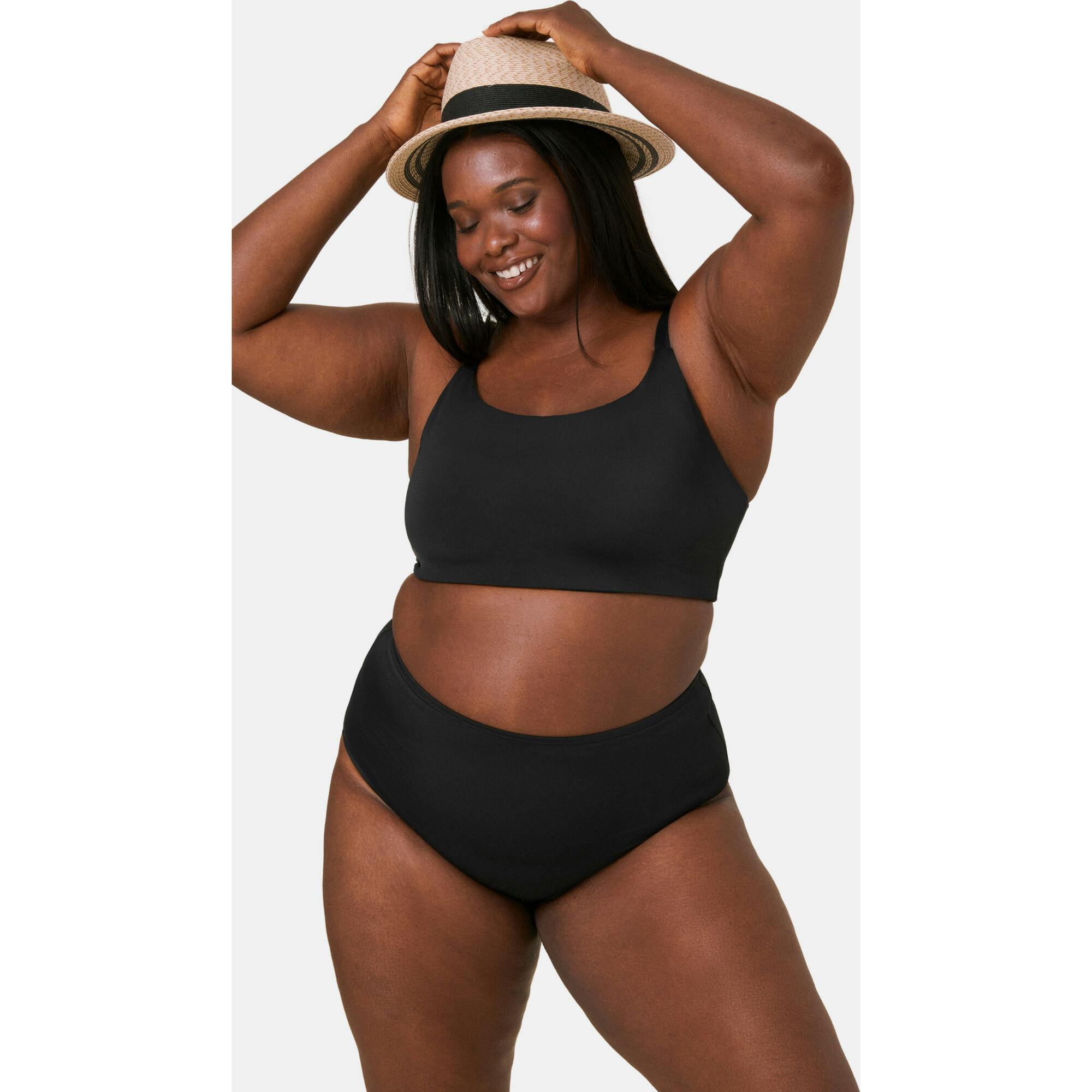 The Maui Bikini Top - Eco Nylon - Black