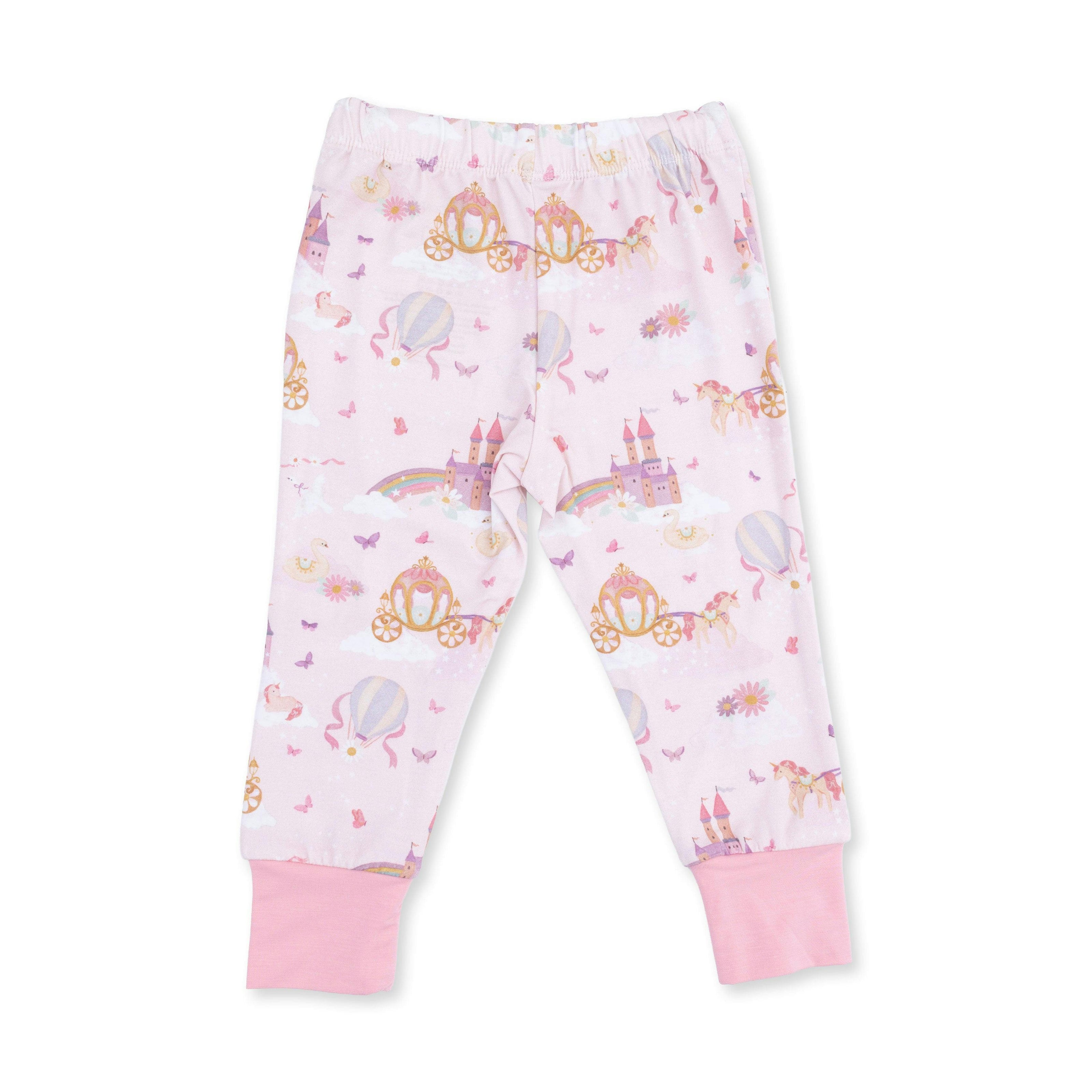 Princess Unicorns and Castle - Long Sleeve Loungewear Set