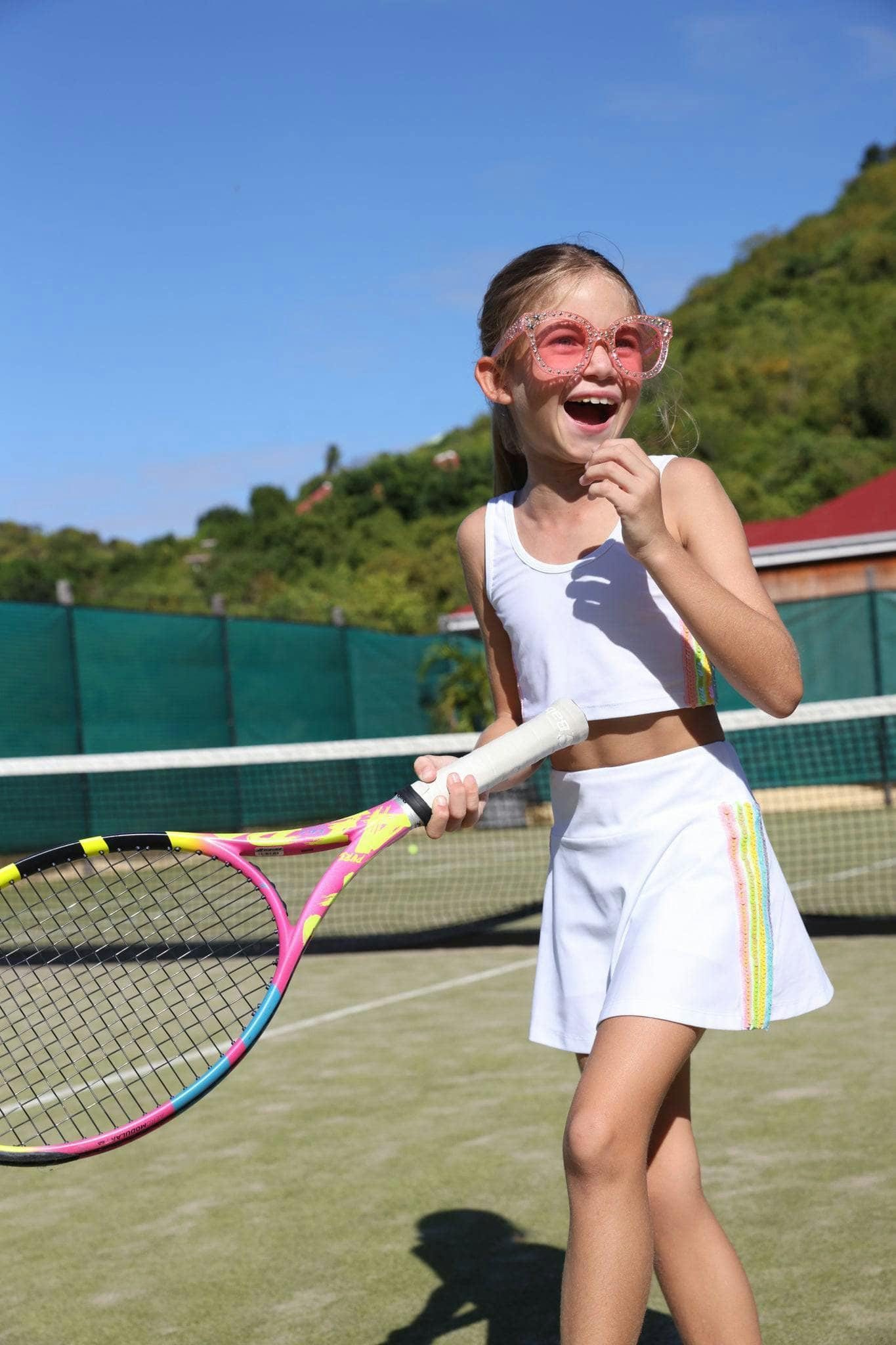 Rainbow Sherbet Sequin Tennis Set