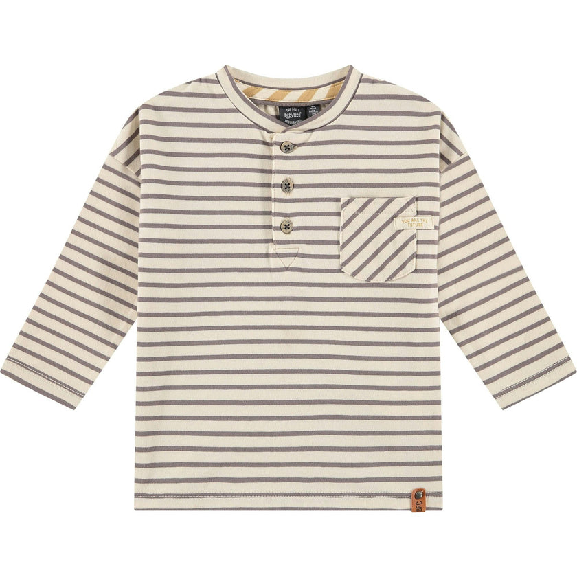 Long Sleeve 3-Buttoned Shirt