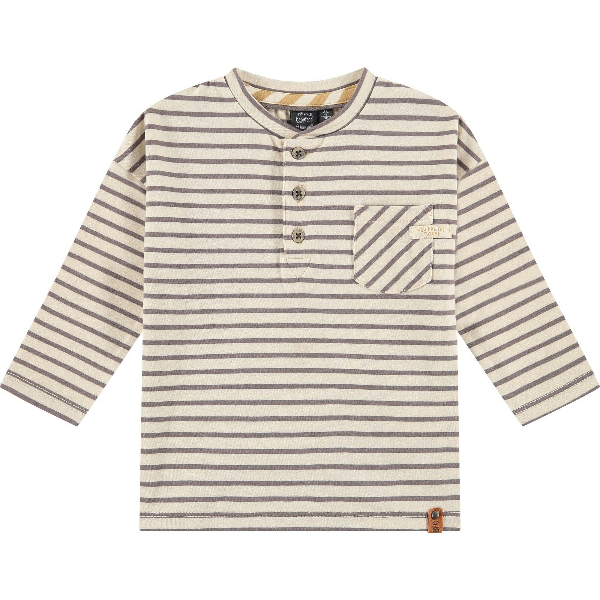 Long Sleeve 3-Buttoned Shirt