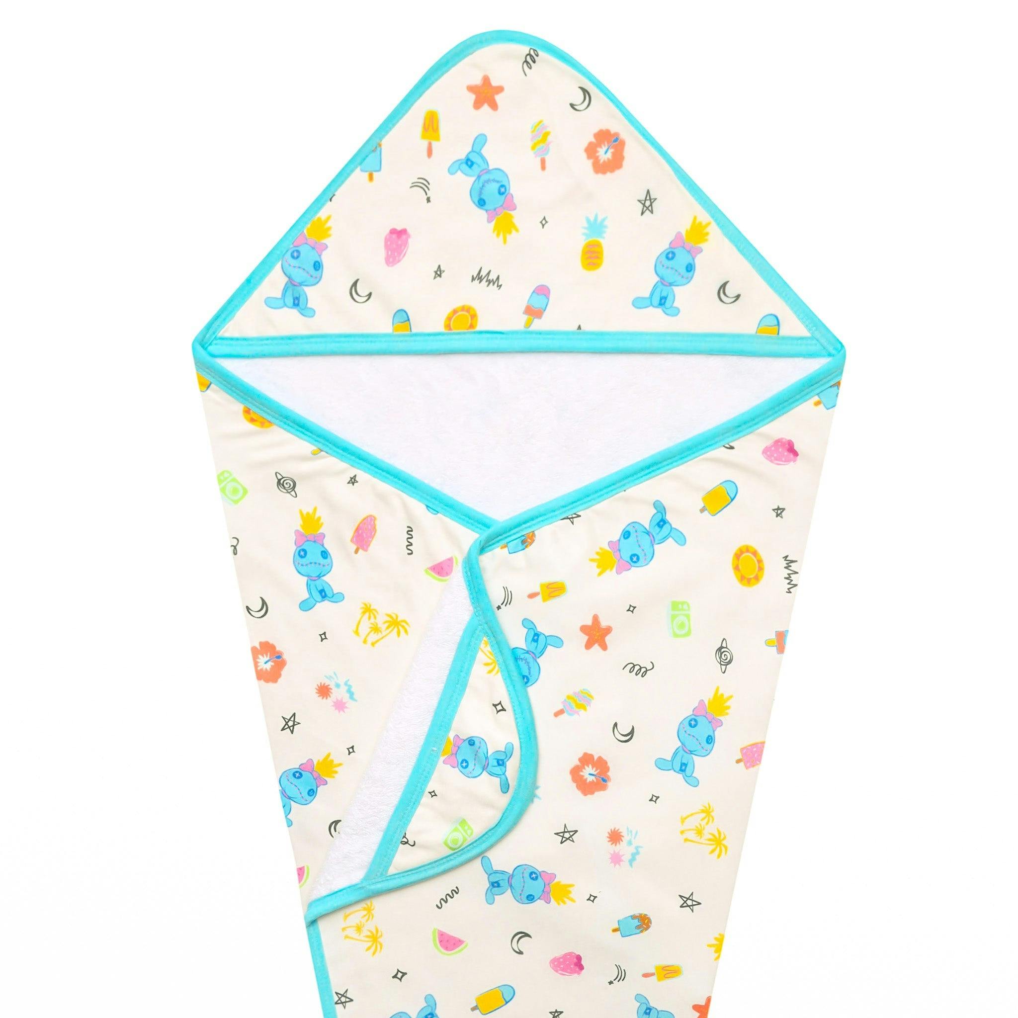 Premium Baby Knit Hooded Towel - Disney Scrump Dreamsicles