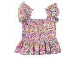 Retro Floral Kate Blouse