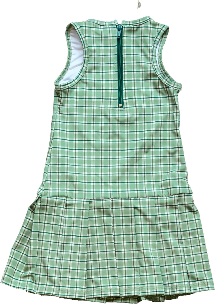 Tennis Dress in Apple Check