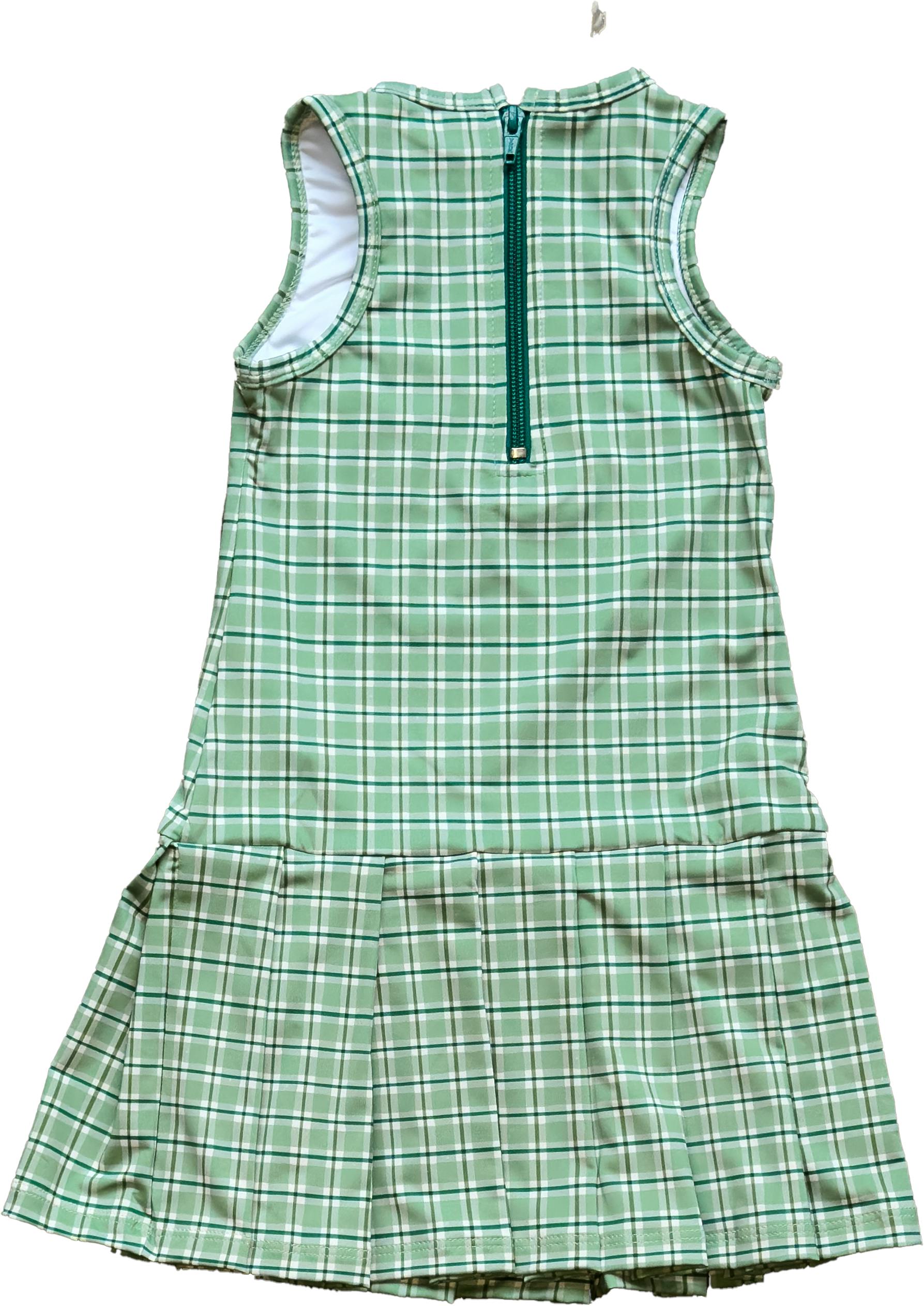 Tennis Dress in Apple Check