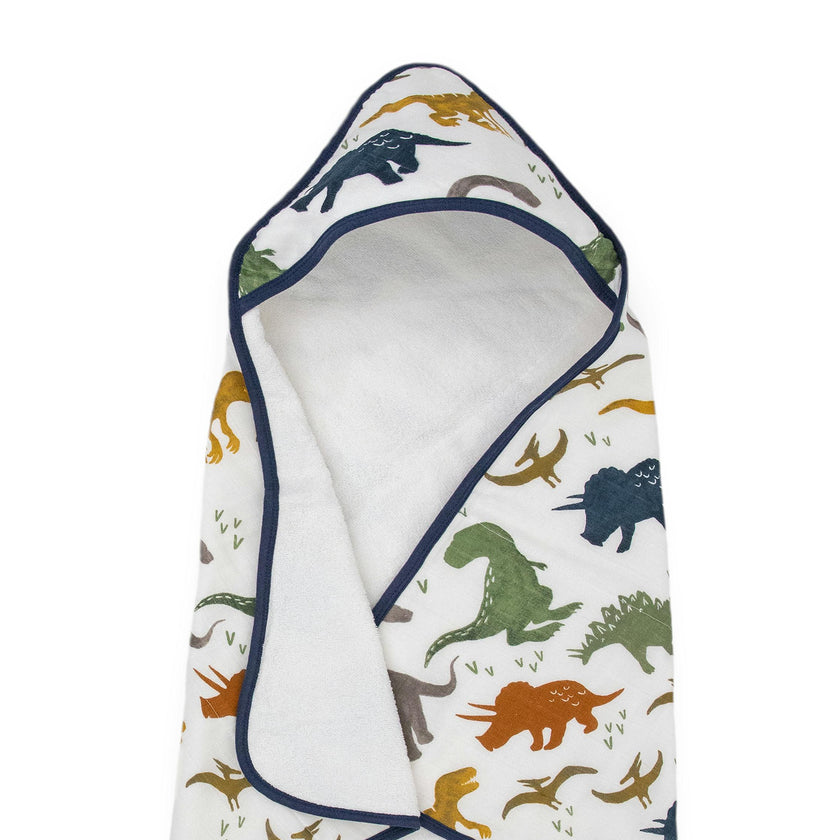 Infant Hooded Towel - Dino Friends