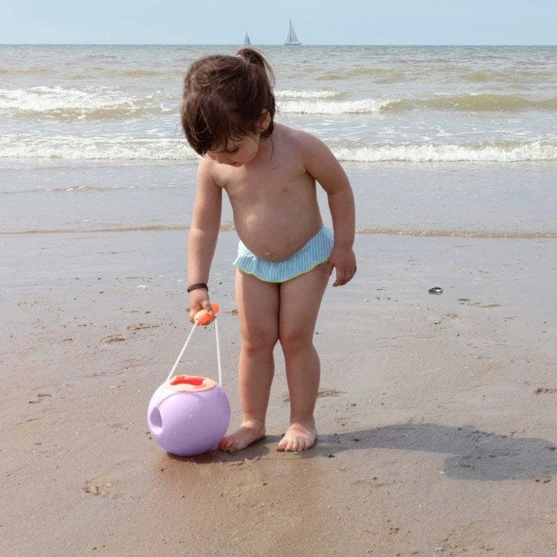 Quut Beach Poncho Banana Pink + Mini Ballo Lavender