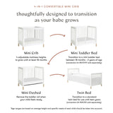 Babyletto Gelato 4-in-1 Convertible Mini Crib