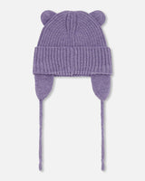 Baby Knit Hat Lavender