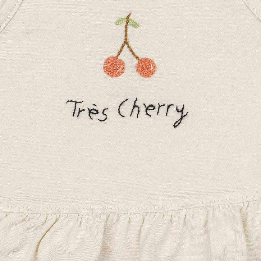 Ruffle Bloomer Set in Tres Cherry