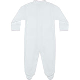 White Bubble Baby Footie
