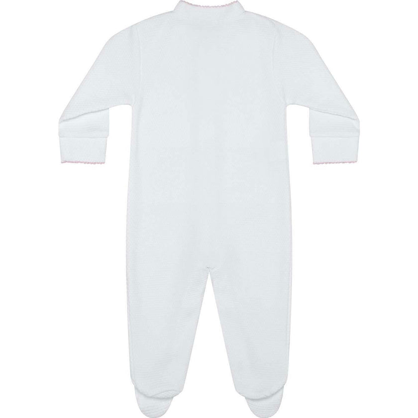 White Bubble Baby Footie
