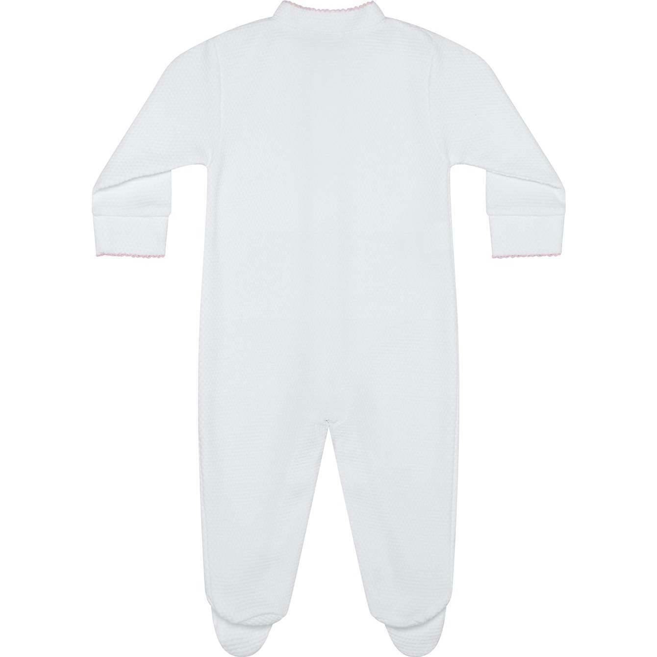 White Bubble Baby Footie