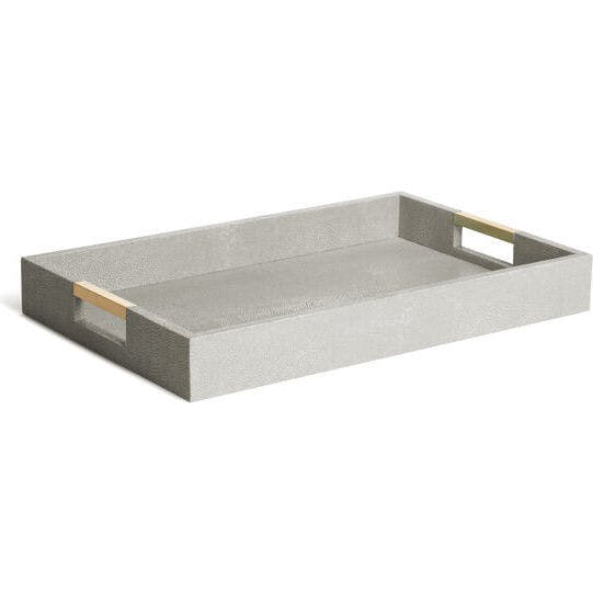 Modern Shagreen Desk Tray