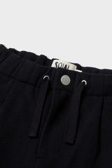 Organic Cotton Recycled Polyester Pleated Pant