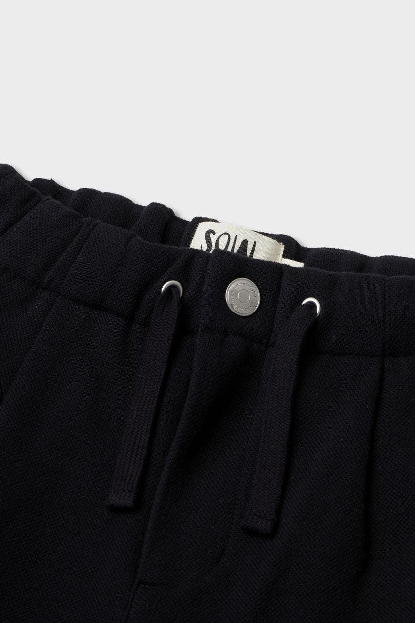 Organic Cotton Recycled Polyester Pleated Pant