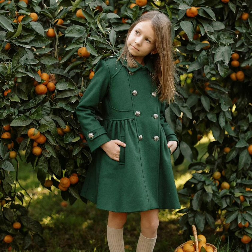 racing green dress Carolina Herrera
