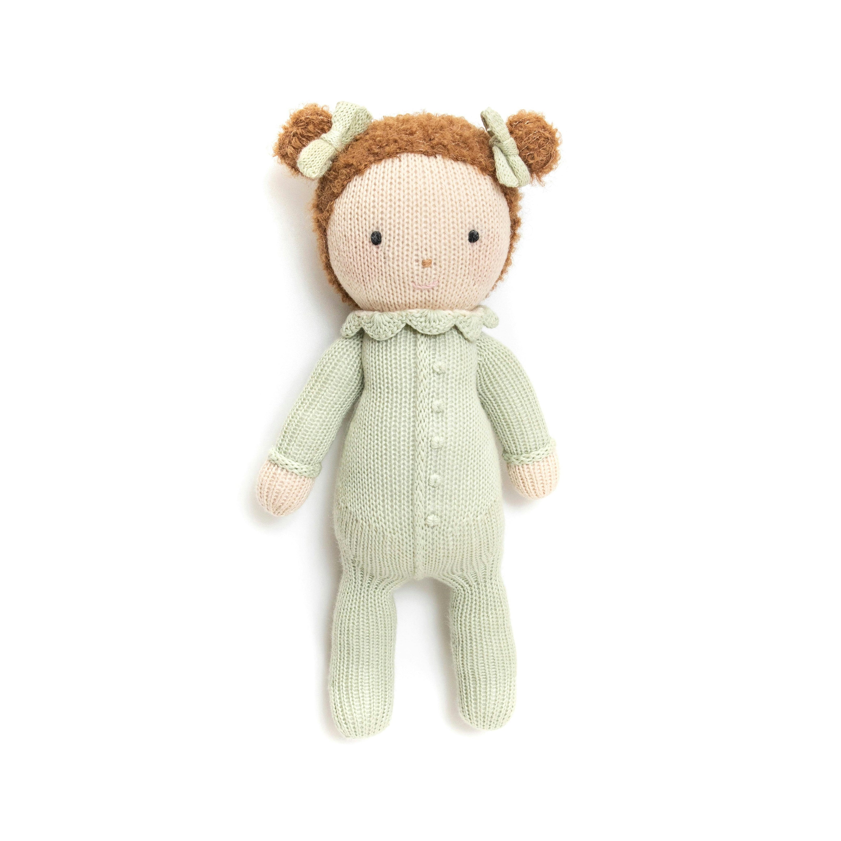 Baby Emily doll light green - 11