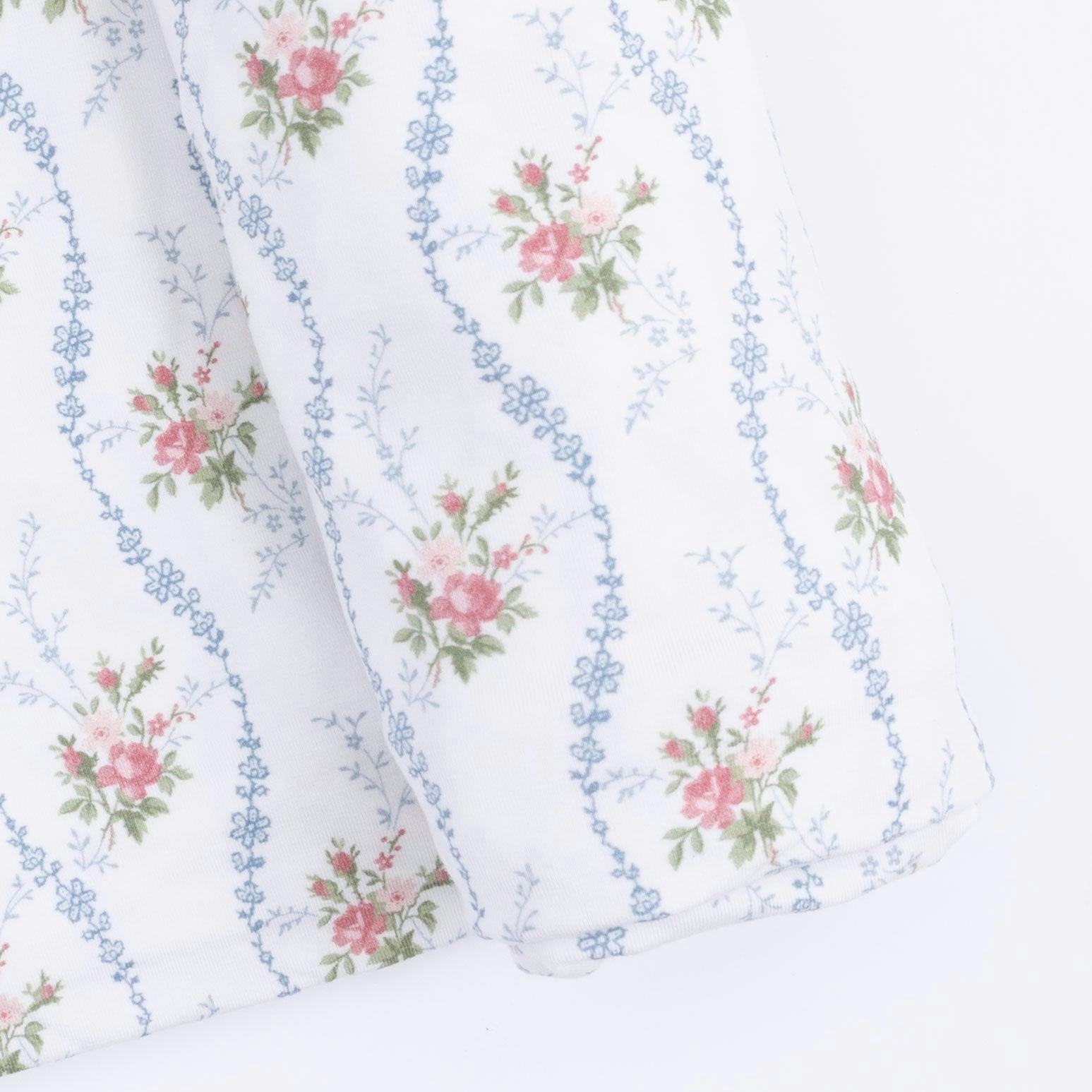 Heirloom Rose Stripe - Swaddle Blanket