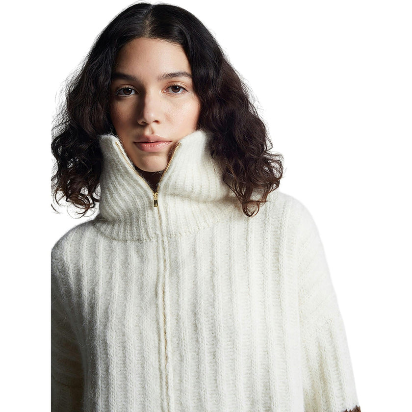 UMA COLOR-BLOCK PONCHO