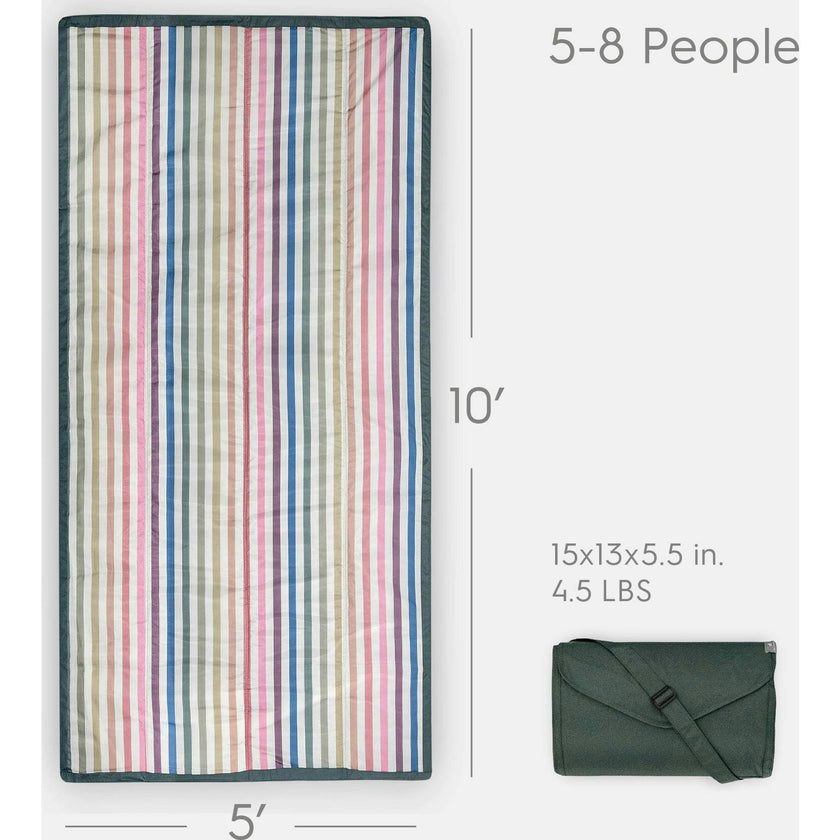Outdoor Blanket - Chroma Rugby Stripe