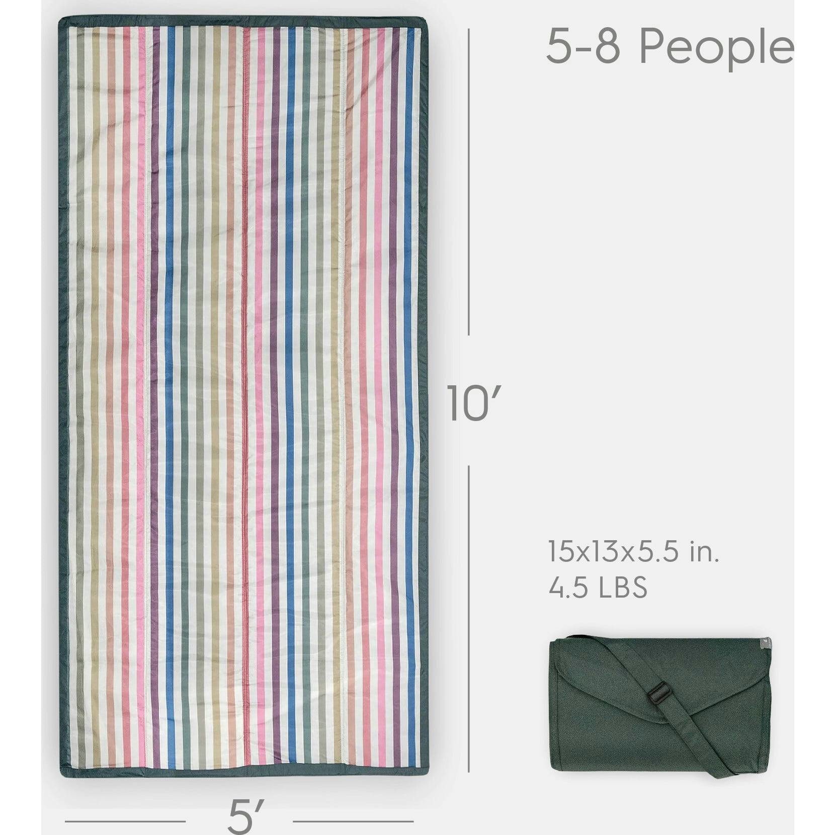 Outdoor Blanket - Chroma Rugby Stripe