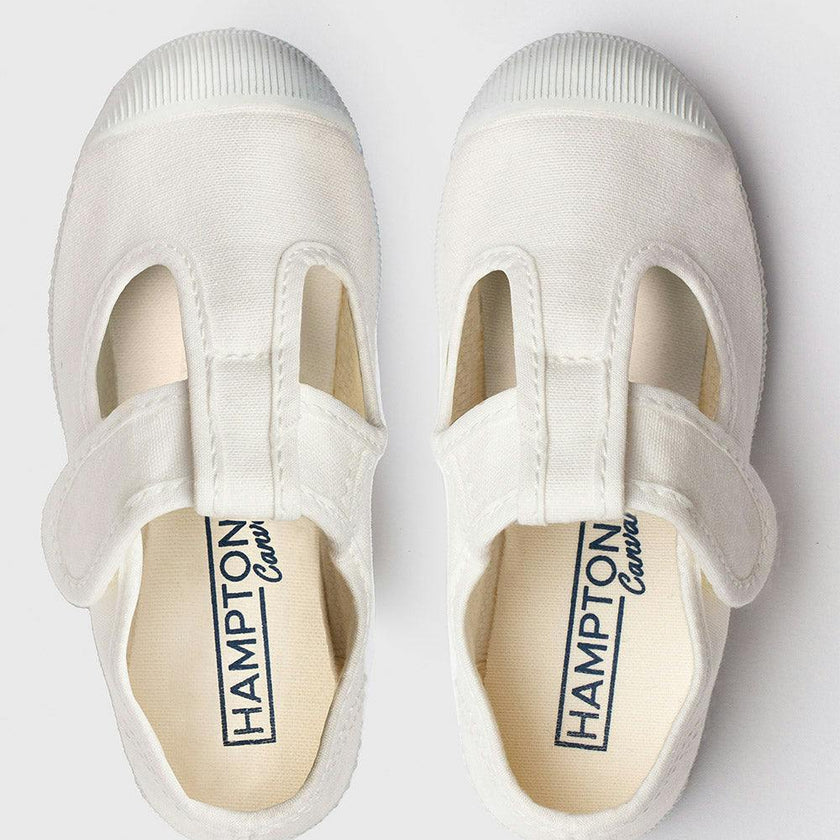 Hampton Canvas Champ Shoes in White