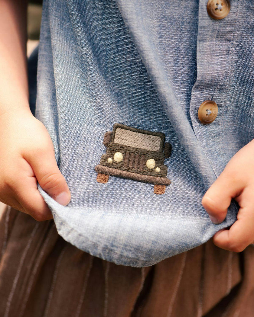 Ludon Shirt | Jeep | Sky Blue