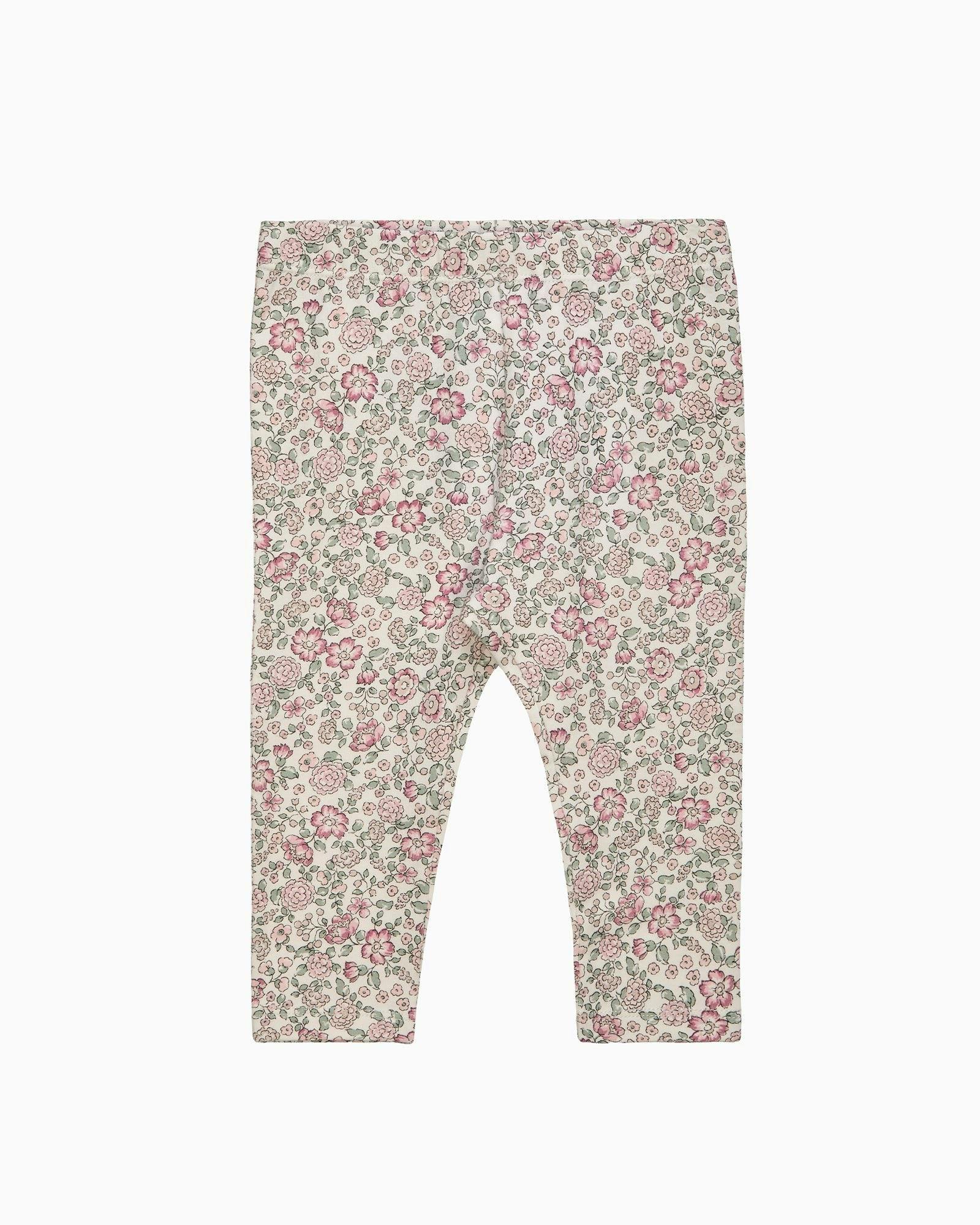 Baby Arabella Floral Leggings in Pink