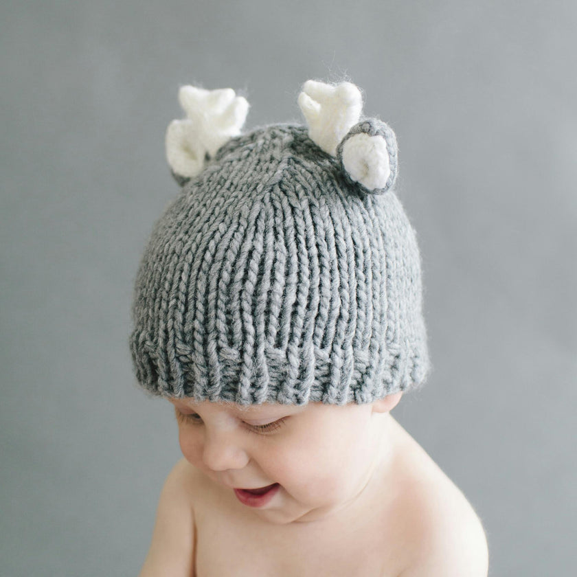 Hartley Deer Tan Knit Hat