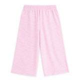 Stripe Terry Wide Leg Pant
