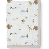 Cotton Muslin Baby Quilt - Party Animals