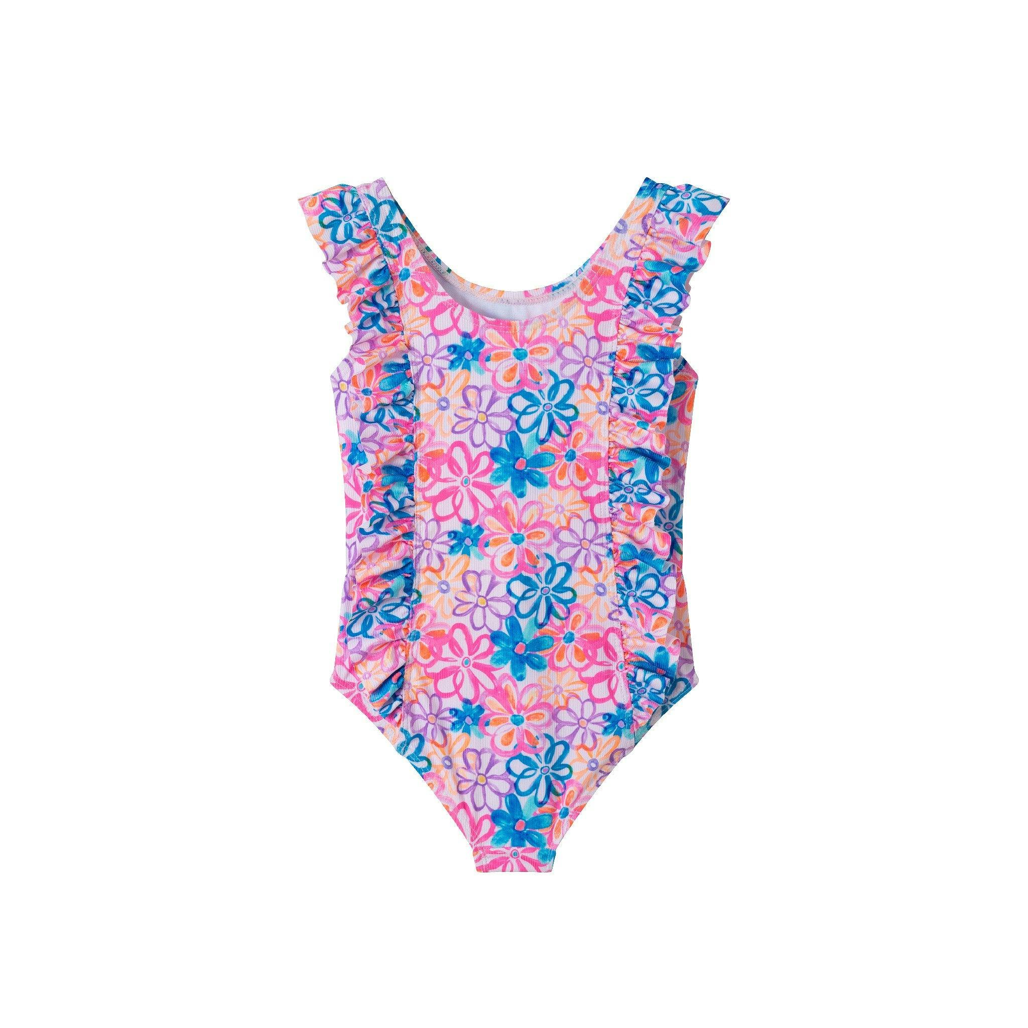 Kids One-Piece Ruffle Swimsuit