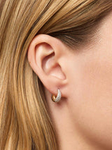 Huggie Earrings - Nate Pave