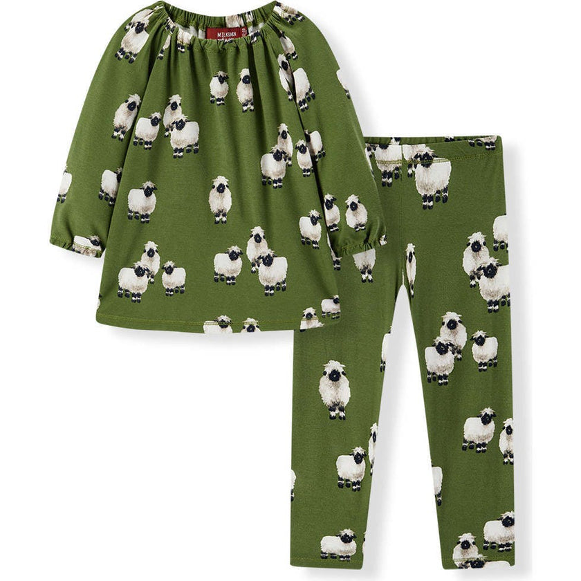 Valais Bamboo Dress & Legging Set