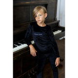 Velour Patch Footie