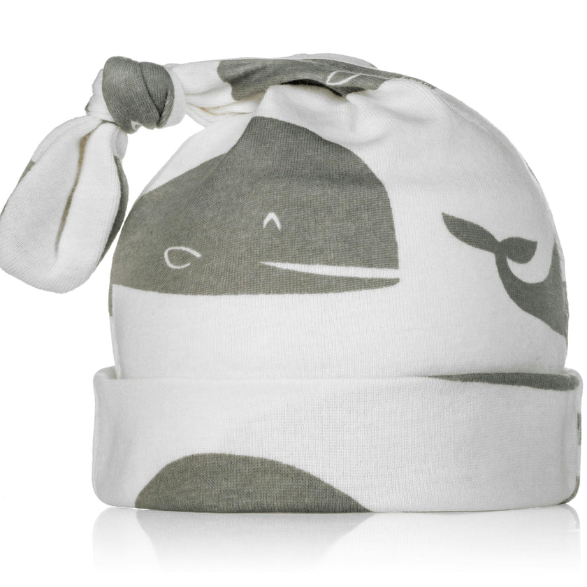 Grey Whale Organic Knotted Hat