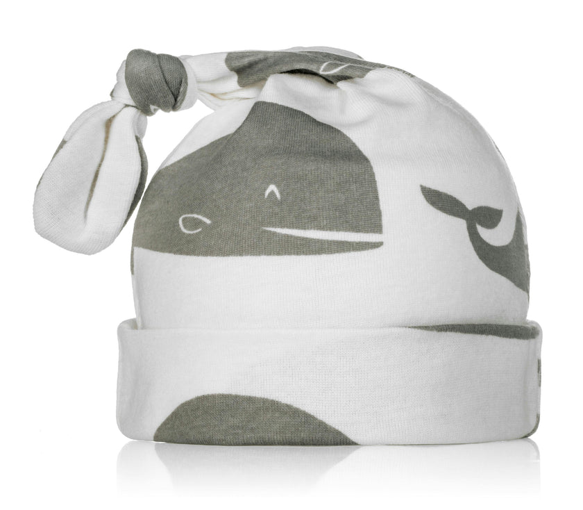 Grey Whale Organic Knotted Hat