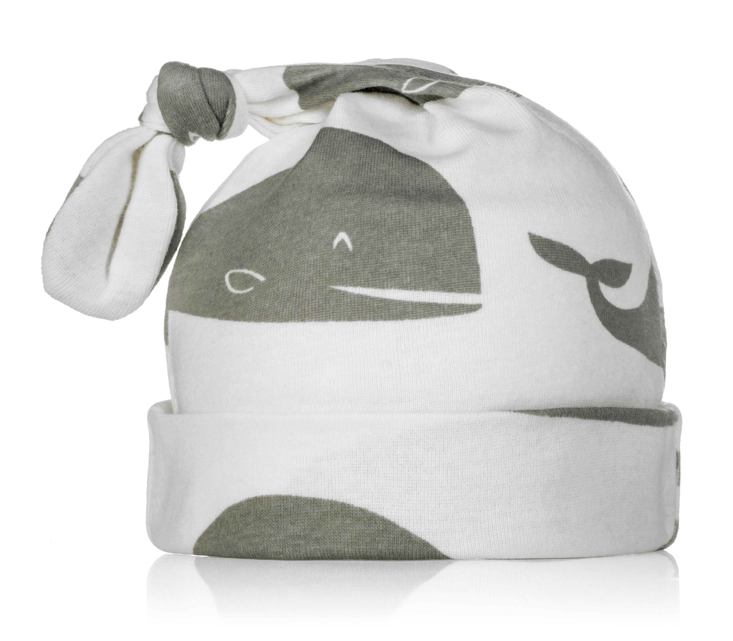 Grey Whale Organic Knotted Hat