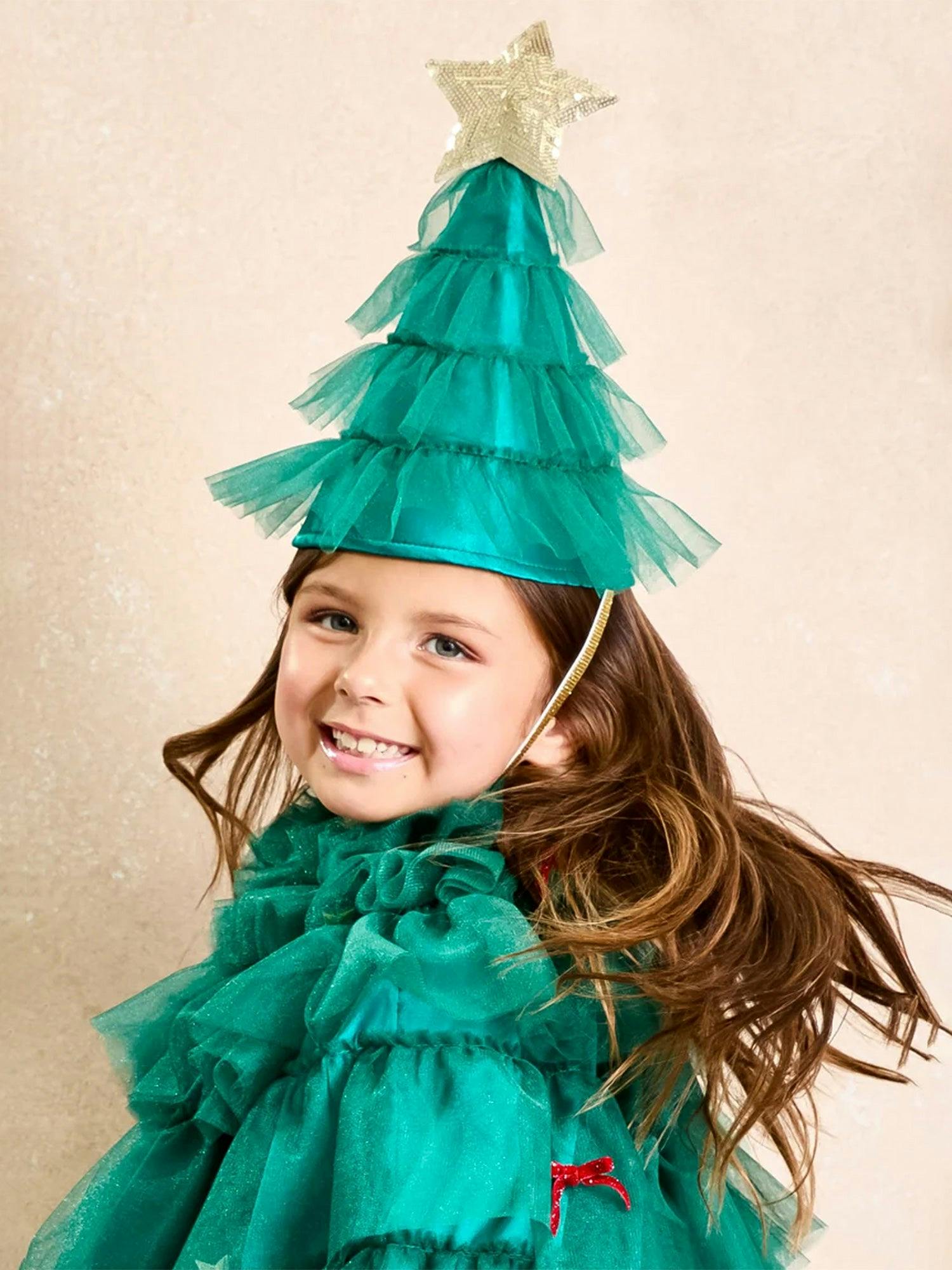 Holiday Christmas Tree Hat for Kids