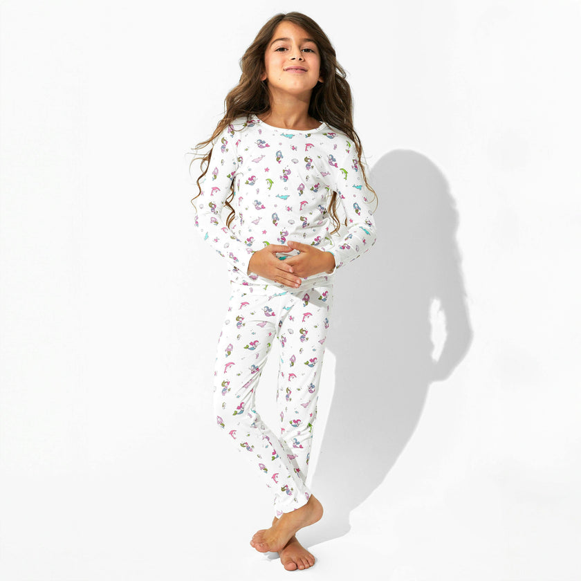 Mermaid Bamboo Kids Pajamas