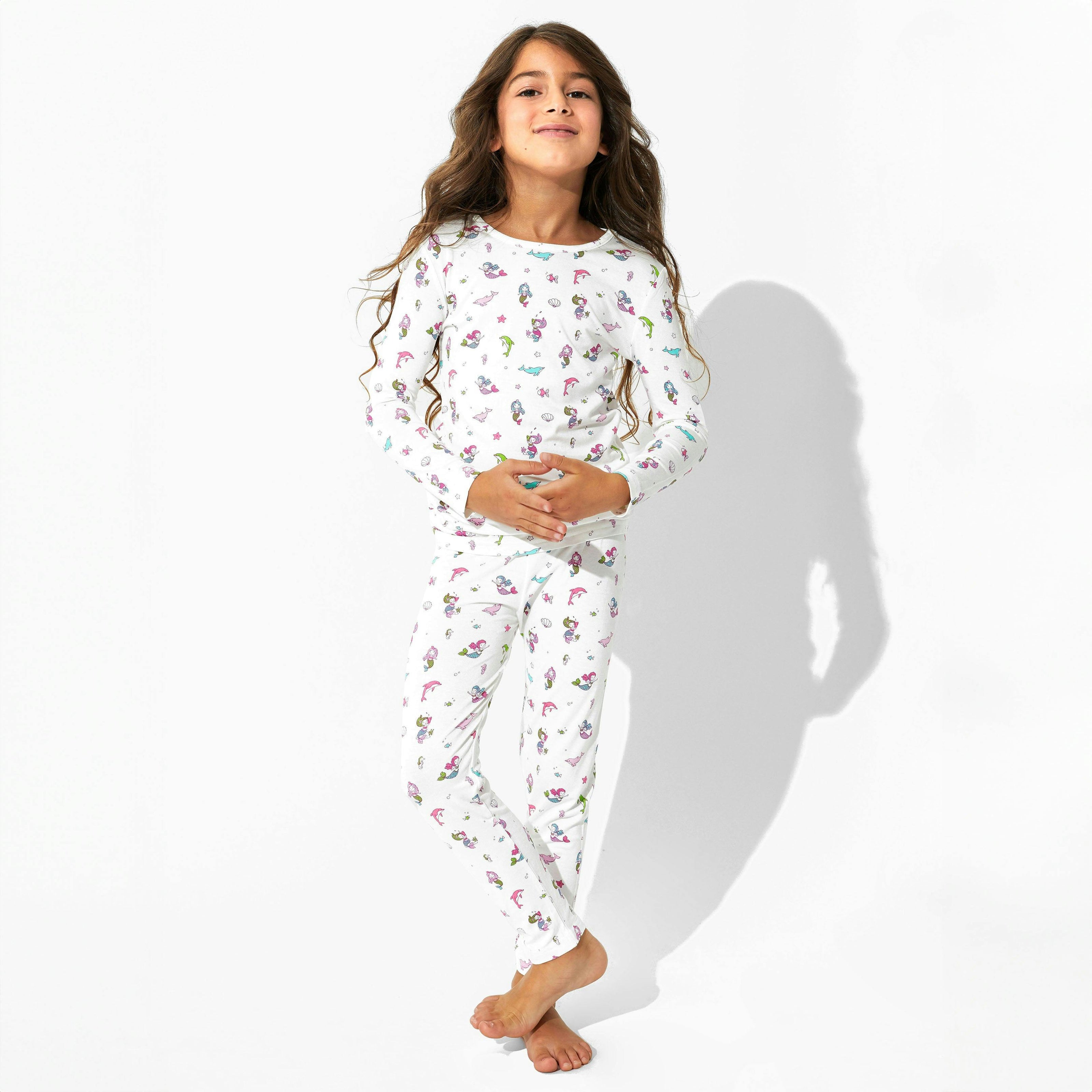 Mermaid Bamboo Kids Pajamas