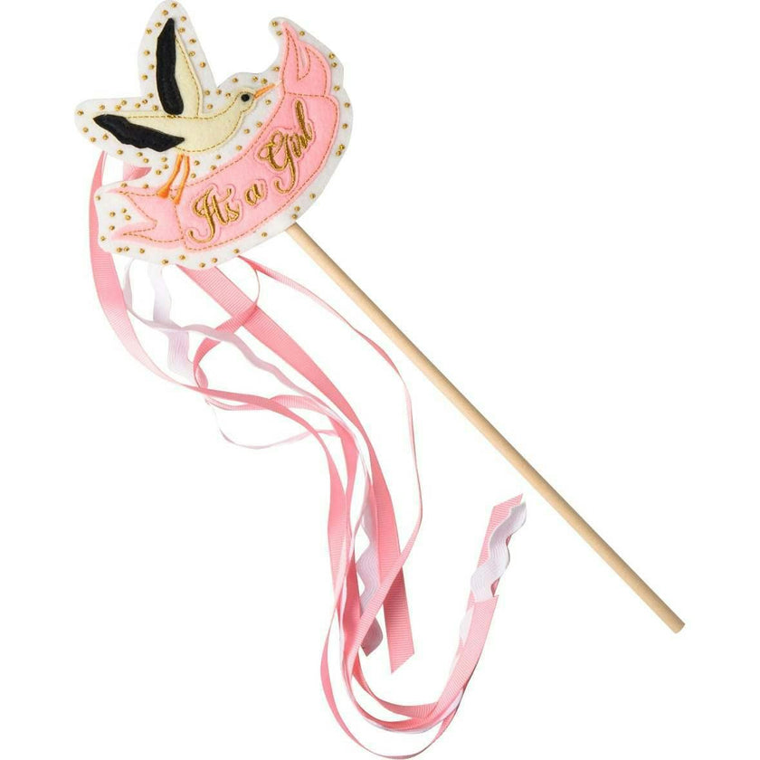 It's A Girl Felt Wand