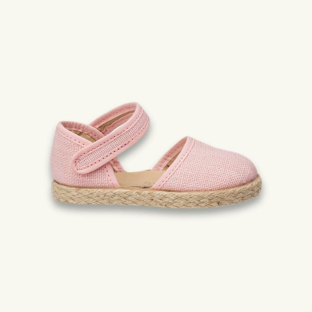 Linen Classic Espadrille | Pink