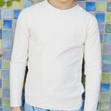 unisex cream rashguard