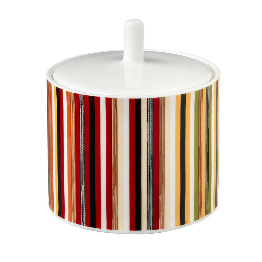 Sugar Pot STRIPES JENKINS 148 - Ø 8,6 x H. 9 Cm
