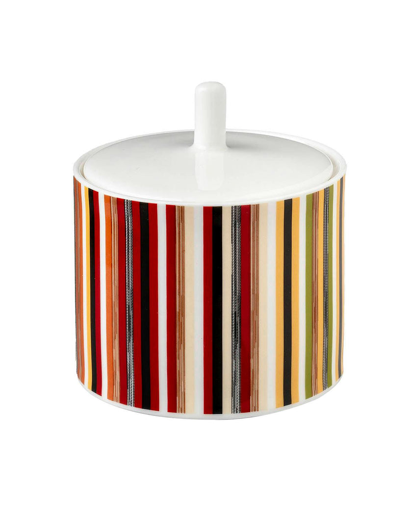 Sugar Pot STRIPES JENKINS 148 - Ø 8,6 x H. 9 Cm