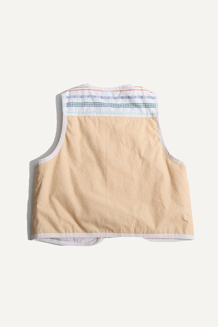 TOBIAS PADDED PATCHWORK VEST